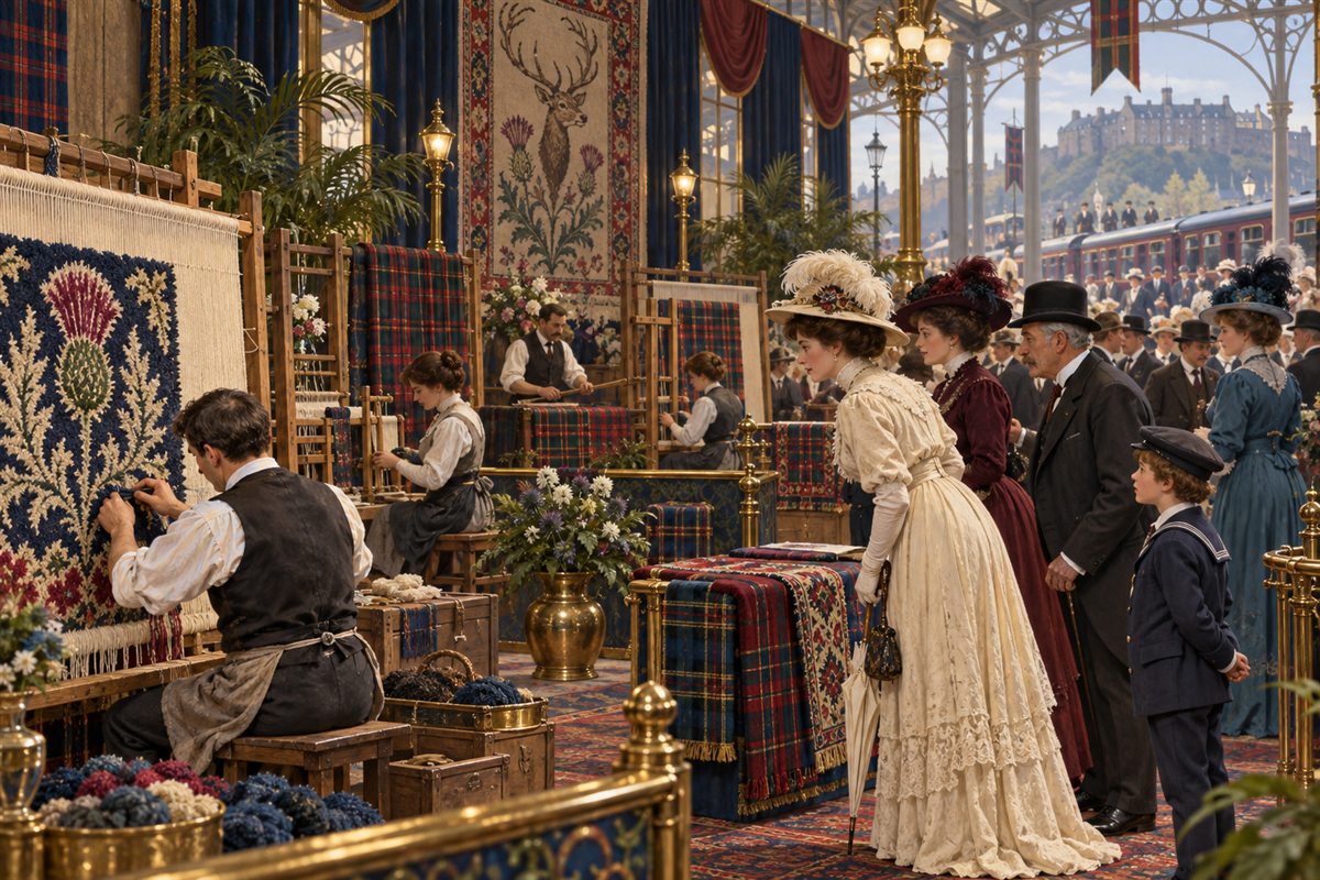 Interpretive illustration for Jenners at the Scottish National Exhibition