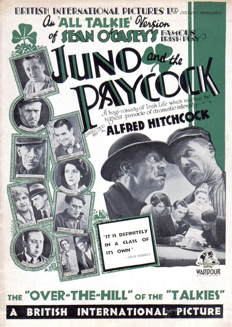 British film poster for Juno and the Paycock from 1930